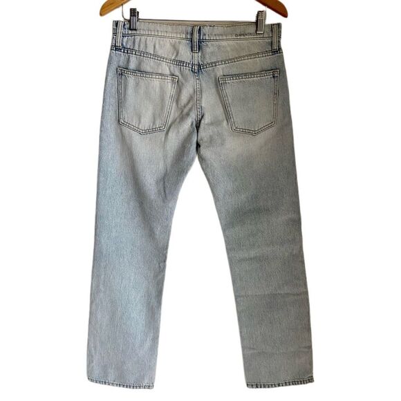 New Current Elliot Light Wash Mid-Rise Straight Leg Denim Jeans - Picture 3 of 13